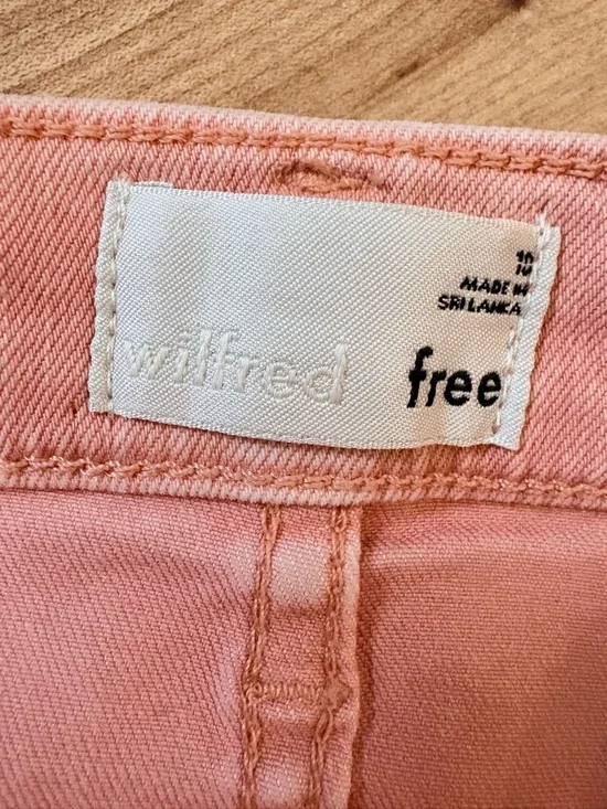 Wilfred Peach-Pink Denim Mini Skirt - Picture 7 of 7